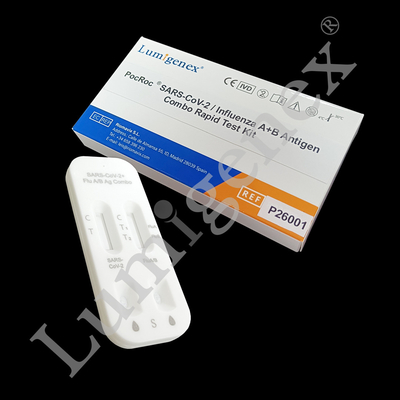 Colloïdaal Goud Antigeen Combo Sneltest Neusuitstrijkje voor Influenza A+B