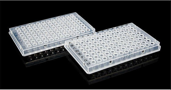 CE PCR Verbruiksartikelen 0.1ml 96 Well Semi Skirted PCR Plate Clear