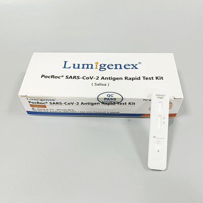 CE Antigeen Speeksel Thuis Test Kit, Covid-19 Speeksel Zelftest Kit 99,67% Specificiteit