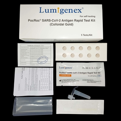 Covid19 SARS-CoV-2 antigeen sneltestkit 15 min neusuitstrijkje