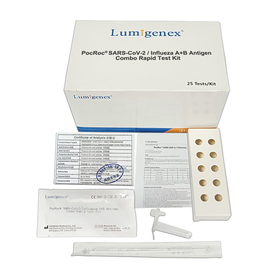 SARS-CoV-2 griep een Griep A van Ce van Kit Colloidal Gold Nasal Swab van de Griepb Snelle Test