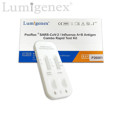 COVID19 griep een Snelle Test Kit Colloidal Gold Nasal Swab van het Griepb Antigeen