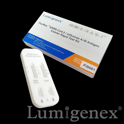 SARS-CoV-2/Griep een het Certificaattga Register van Ce van Kit Colloidal Gold van de Griepb Snel Test