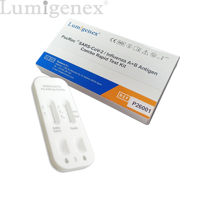 SARS-CoV-2/Griep een het Certificaattga Register van Ce van Kit Colloidal Gold van de Griepb Snel Test