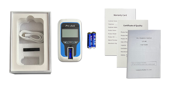 Kwantitatief ontdek van het de Analysatorbloed van de Apparaten Droog Chemie van de het Lipide Urine zuur Creatinine van het het Ketonlichaam HbA1C van de de Glucosetest Ce App