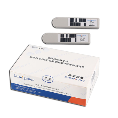 Cardiale Troponine I / Creatine Kinase Iso-enzym / Myoglobine Combo Test Kit Vetzuur