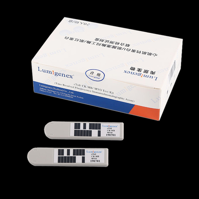 Cardiale Troponine I / Creatine Kinase Iso-enzym / Myoglobine Combo Test Kit Vetzuur