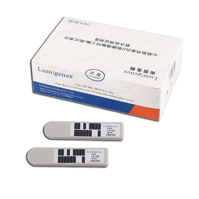 Cardiale Troponine I / Creatine Kinase Iso-enzym / Myoglobine Combo Test Kit Vetzuur