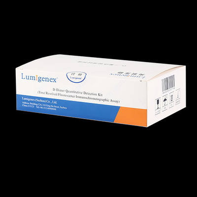 ISO13485 POC-testkit Volbloed D-dimeer door TRFIA Technology Cardiac Marker