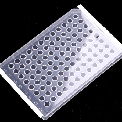 Hoge Ontvankelijke PCR niet Permeabele Film 96 goed de Filmpcr van Microplate Transparante Verzegelende Plaat Verzegelende Film