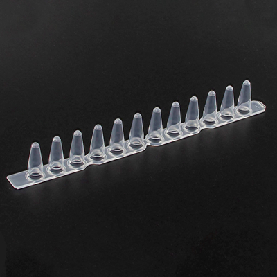 8 / 12 Strip PCR-buizen 0,2 ml 0,5 ml witte kleur transparant