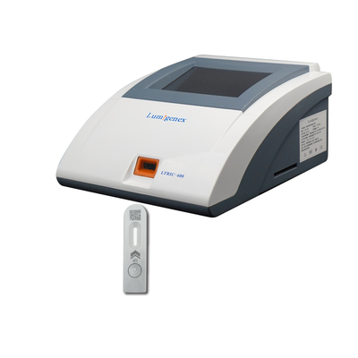 Kwantitatieve meting van SST2-niveau in bloed door fluorescentie-immunoassay HF-detectie