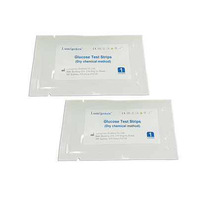 De nauwkeurige Droge Chemische Methode ISO13485 van Bloedsugar measurement glucose test strips