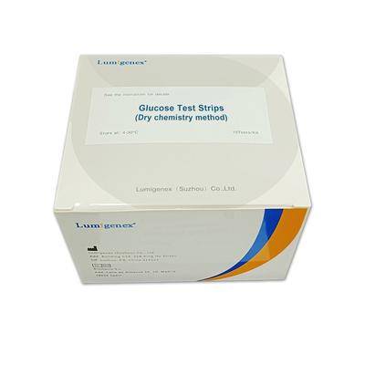 De nauwkeurige Droge Chemische Methode ISO13485 van Bloedsugar measurement glucose test strips