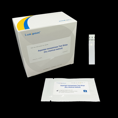 Aspartate van Biomarker van de leververwonding Transaminase Teststroken met Droge Chemische Analysator