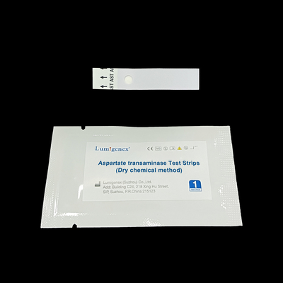Aspartate van Biomarker van de leververwonding Transaminase Teststroken met Droge Chemische Analysator