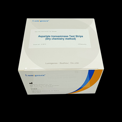 IVD-testreagens Aspartaattransaminase-teststrips Droge chemische methode