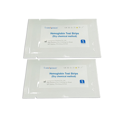 Hemoglobine kwantitatieve detectiestrips Droge chemische methode