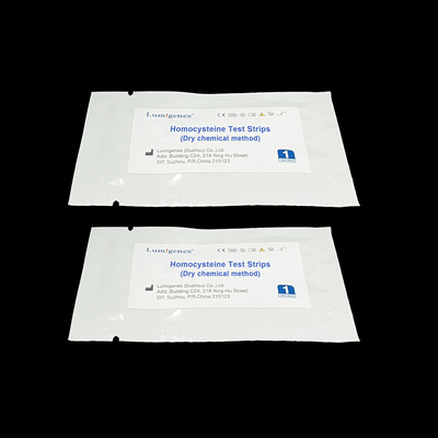 Hoge bloeddrukmeter Homocysteïne teststrips Droge chemische methode