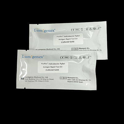 Van de het Antigeen Snel Test van Helicobacterpylori van de de Cassette Faecaal Steekproef van het de Krukspecimen Goedgekeurd Ce van H.P Rapid Test