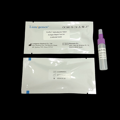 De Snelle Test van Lumigenexhelicobacter Pylori door Colloïdaal Gouden Gediplomeerd Ce