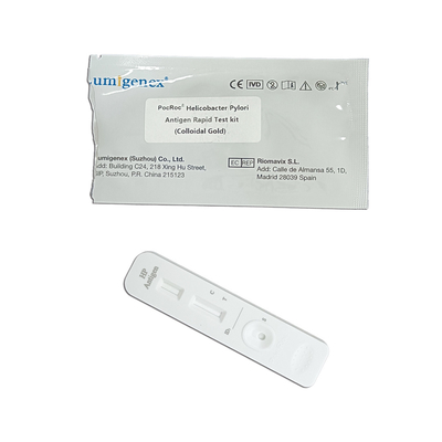 Van de het Antigeen Snelle Test van Helicobacter de Uitrustings (Colloïdaal Goud) H.Pylori Snelle Test Pylori van de huistest door Faecaal Specimen