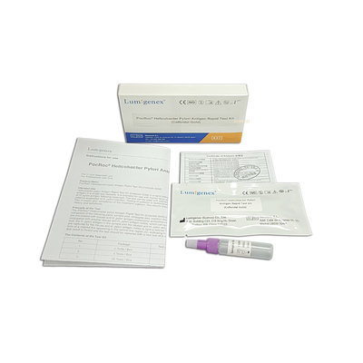 Lumigenex Helicobacter Pylori Antigen Rapid Test Kit Colloïdaal Goud CE Gecertificeerd
