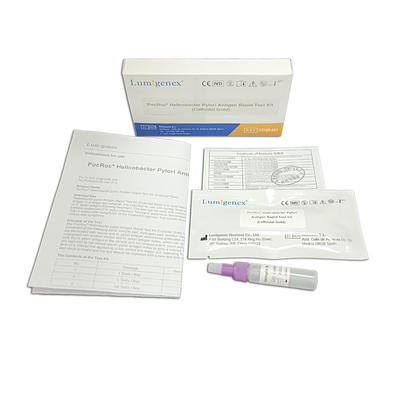 Colloïdaal goud Helicobacter Pylori antigeen sneltestkit Fecaal monster Ontlastingsmonster