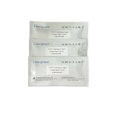 Lumigenex Helicobacter Pylori Antigen Rapid Test Kit Colloïdaal Goud CE Gecertificeerd