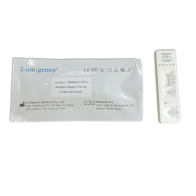 Ce Goedgekeurde Malaria P.F P.V Antigen Rapid Test Kit Colloidal Gold