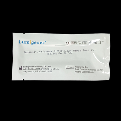 Ce Goedgekeurde Antigeen Snelle Test Kit Colloidal Gold For Diagnosis van Griep een Griep B