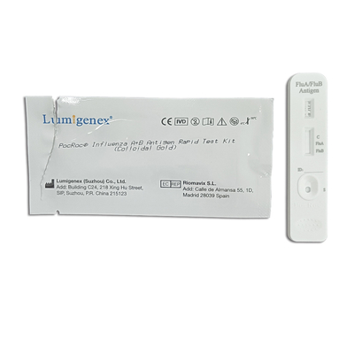Ce Goedgekeurde Antigeen Snelle Test Kit Colloidal Gold For Diagnosis van Griep een Griep B