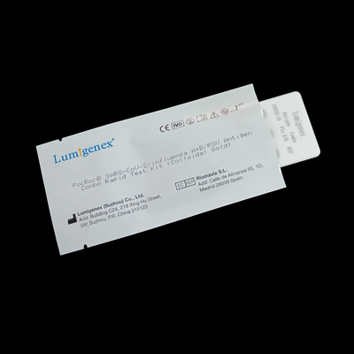 SARS-CoV-2/Griep A+B/RSV Ce van de Testkit colloidal gold van Antigeencombo registreerde Snel Uitrusting van de Antigeen de Snelle Test