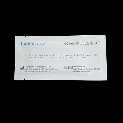 SARS-CoV-2/Griep A+B/RSV Ce van de Testkit colloidal gold van Antigeencombo registreerde Snel Uitrusting van de Antigeen de Snelle Test