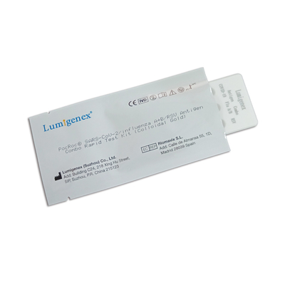 RSV-de Snelle Test Kit Detect Covid 19 van Antigeencombo Griep een Griep B door Colloïdale Gouden Methode
