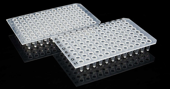 PCR-verbruiksartikelen zonder rand 0,1 ml PCR-plaat met 96 putjes voor laboratorium