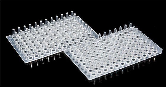PCR-verbruiksartikelen zonder rand 0,1 ml PCR-plaat met 96 putjes voor laboratorium