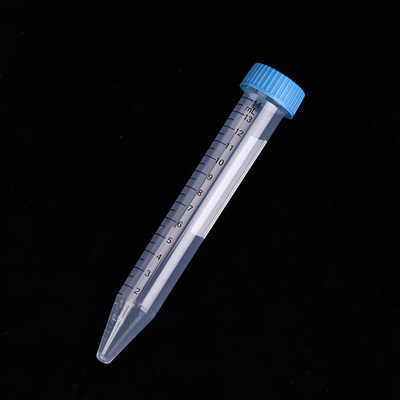 Doorzichtige 15 ml conische centrifugebuisjes van polypropyleen medische kwaliteit