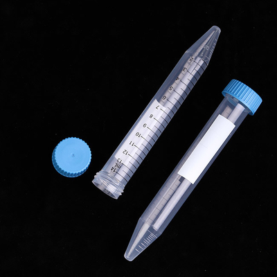 Doorzichtige 15 ml conische centrifugebuisjes van polypropyleen medische kwaliteit