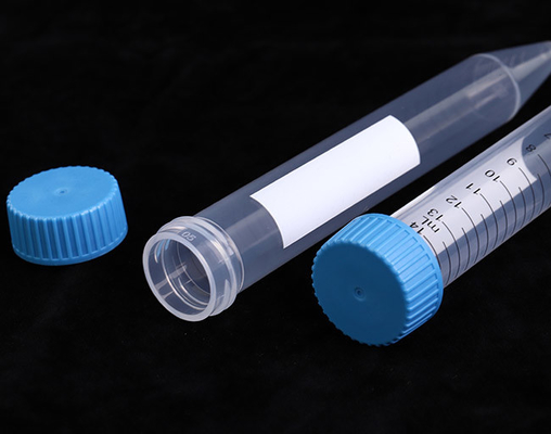 Doorzichtige 15 ml conische centrifugebuisjes van polypropyleen medische kwaliteit