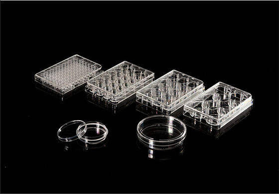 ISO13485 polystyreen PCR-verbruiksartikelen 6-well celkweekplaat