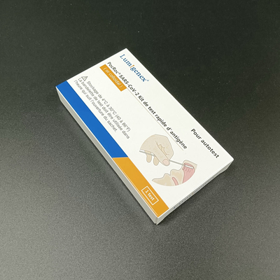 Enkelvoudig pakket zelftest Antigen Rapid Test Kits voor SARS-CoV2 in Frankrijk