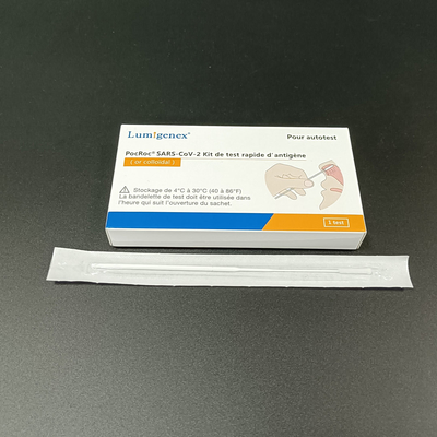 Enkelvoudig pakket zelftest Antigen Rapid Test Kits voor SARS-CoV2 in Frankrijk