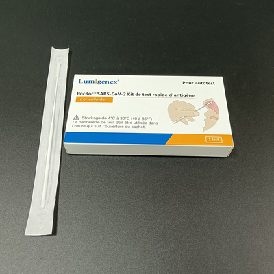 Enkelvoudig pakket zelftest Antigen Rapid Test Kits voor SARS-CoV2 in Frankrijk