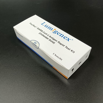Pakket met 5 tests Gemeenschappelijke EU-lijst van SARS-CoV-2-antigeensneltestkits