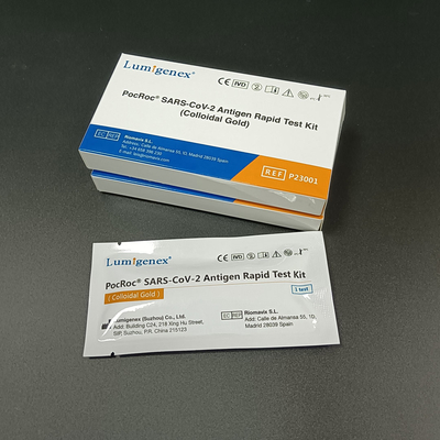 Pakket met 5 tests Gemeenschappelijke EU-lijst van SARS-CoV-2-antigeensneltestkits