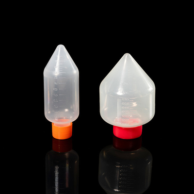 Plastic PCR-verbruiksartikelen Conische V-bodem 250 ml centrifugeflessen