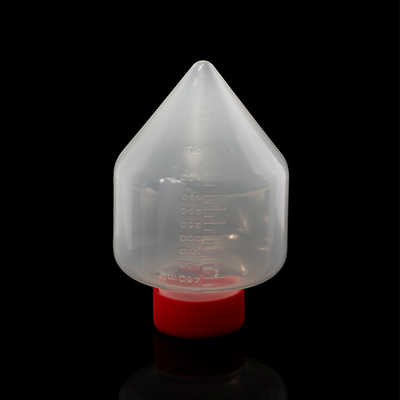 Plastic PCR-verbruiksartikelen Conische V-bodem 250 ml centrifugeflessen