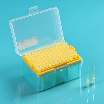 CE-wegwerppipettips, 200ul-filterpipettips met rek