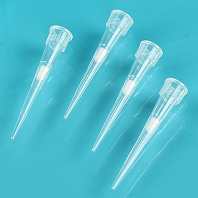 Transparante steriele 10ul filterpipettips Polypropyleen met rek
